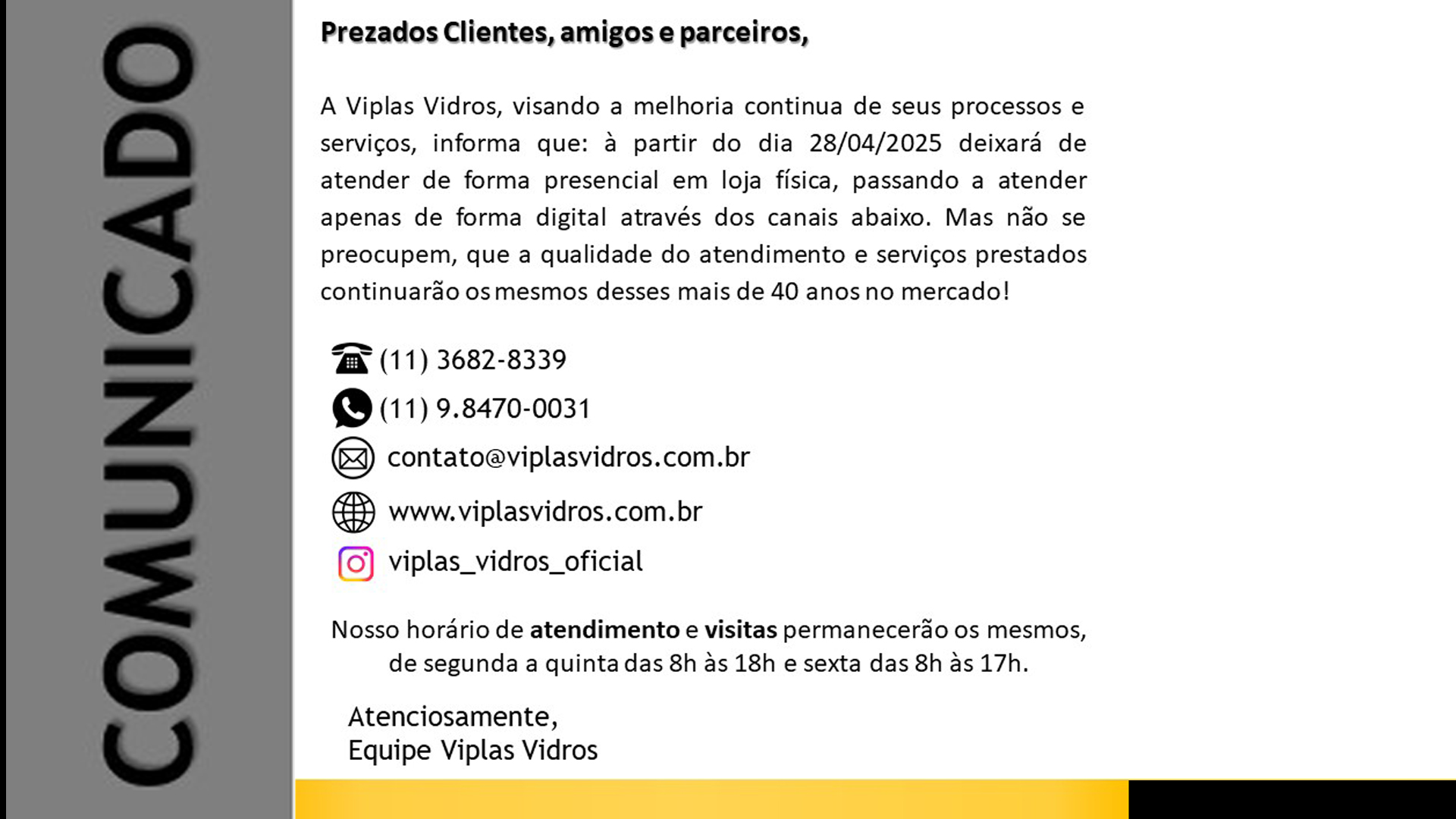 comunicado